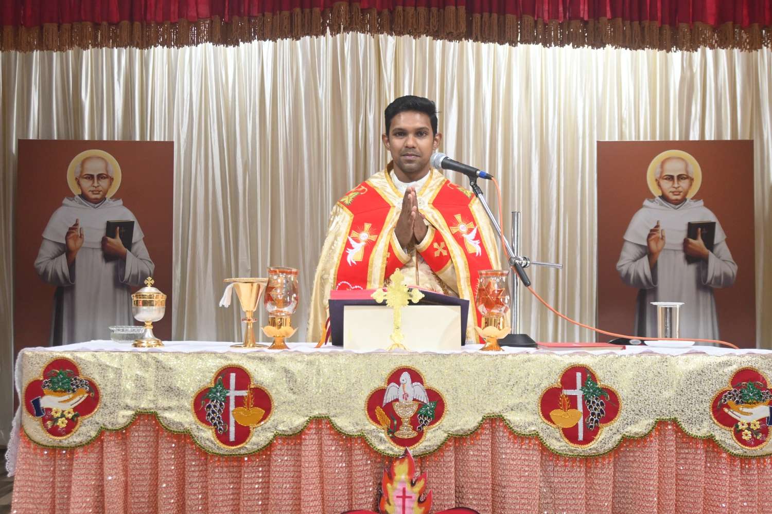 Thanksgiving Mass by newly Ordained Priest – Alumni Fr. Allen Mazhuvancherry